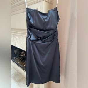 Roulette black strapless stretch cocktail dress, size 4